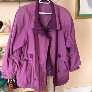Vintage purple 80's jacket